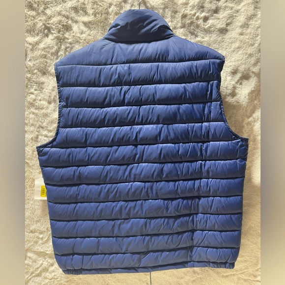 Cole Haan Signature Mens Puffer, Quilted Vest, Navy Blue Large - Picture 8 of 16